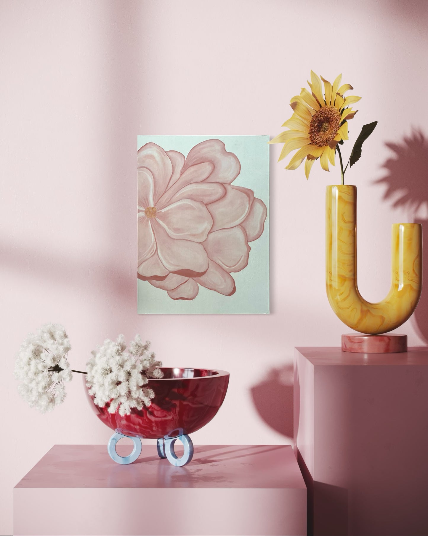 Peony Up Close | 12" x 16"