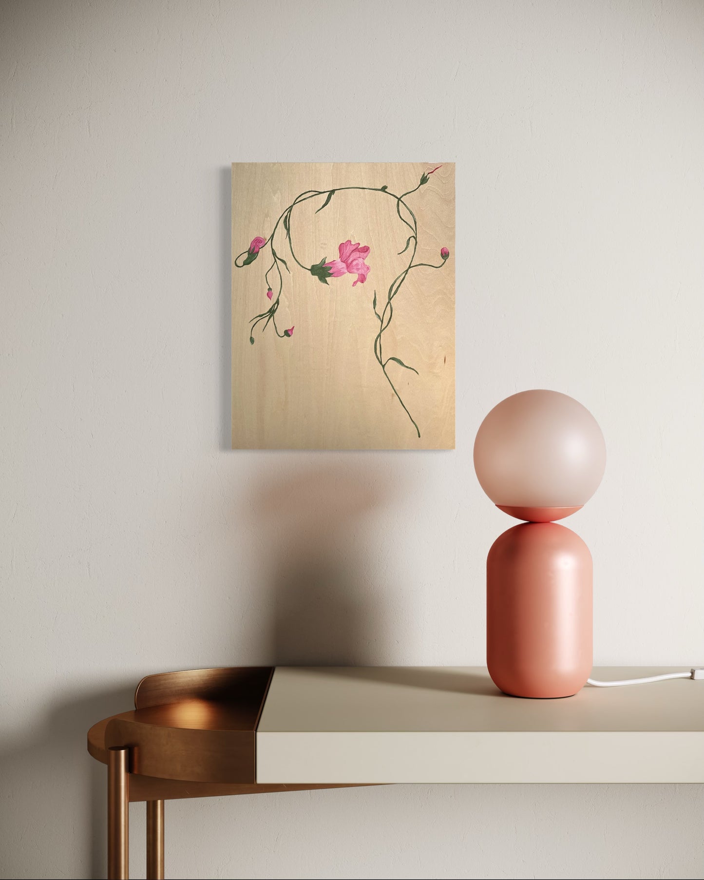 Trailing Snap Dragon | 11” x 14”