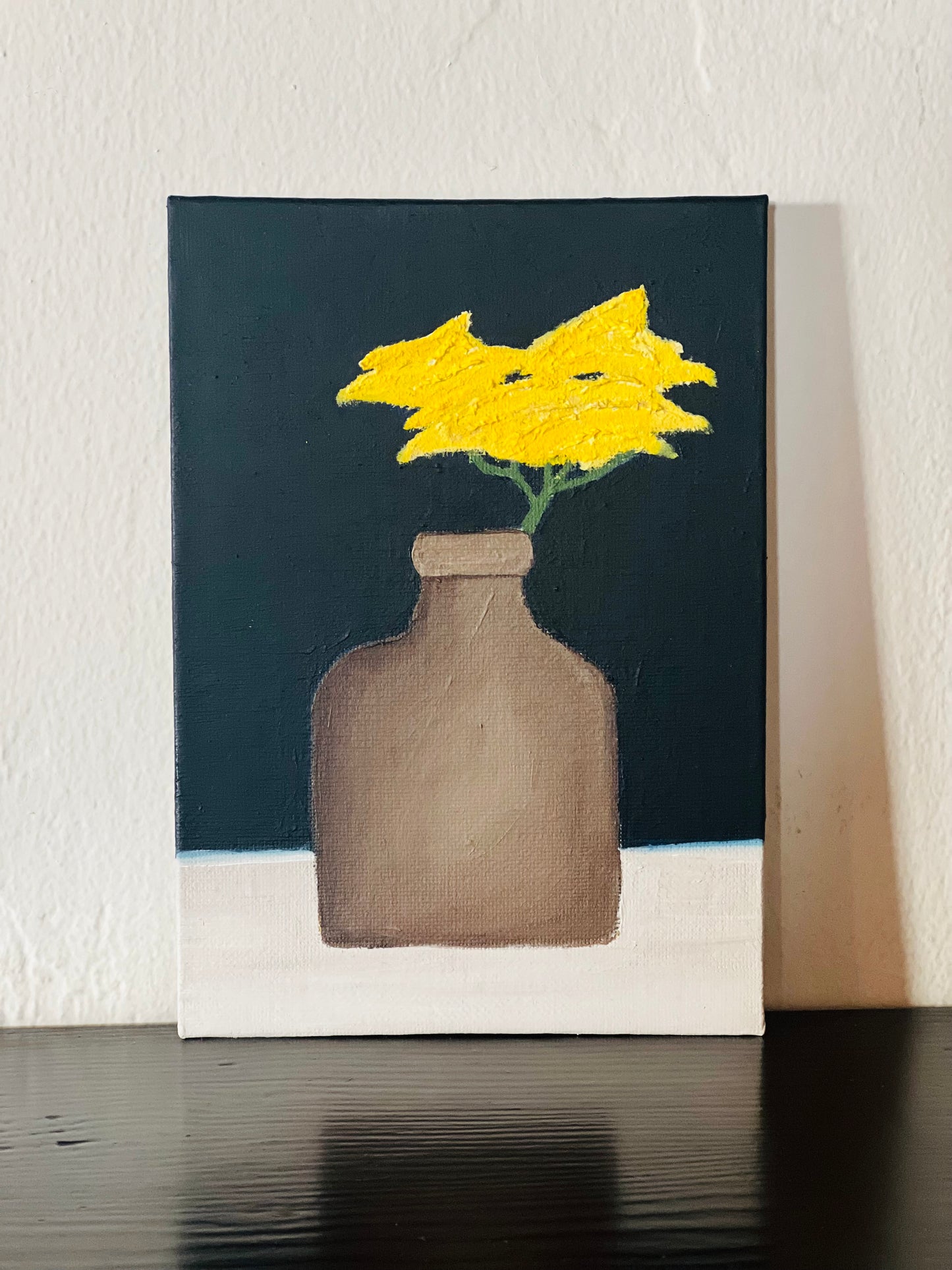Yarrow in Jar | 5" x 7"
