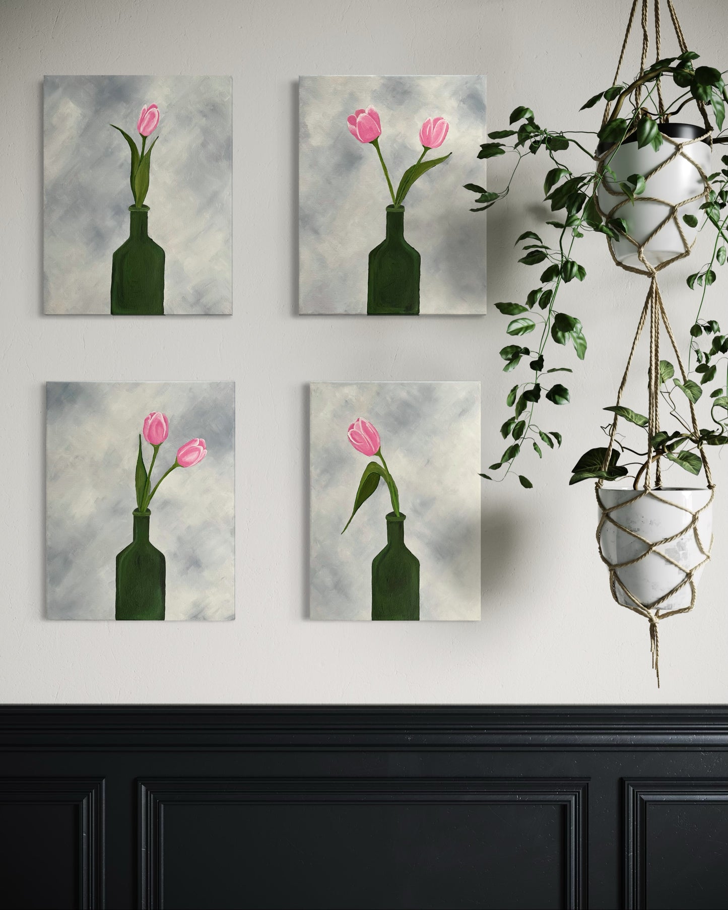 Tulips in a Jar – Series I | 11" X 14"