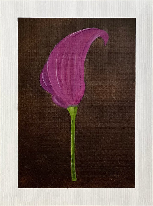 Purple Calla Lily | 9" x 12"