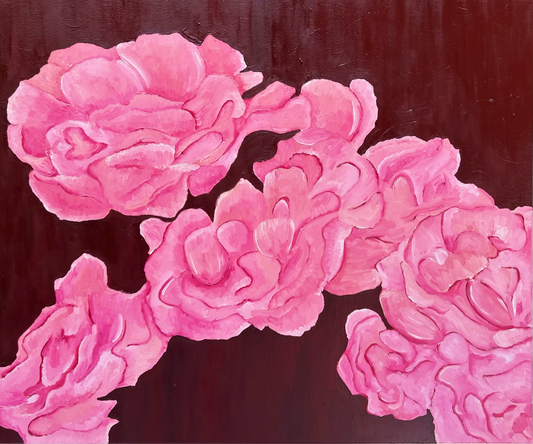 Floating Carnations | 20" x 24"