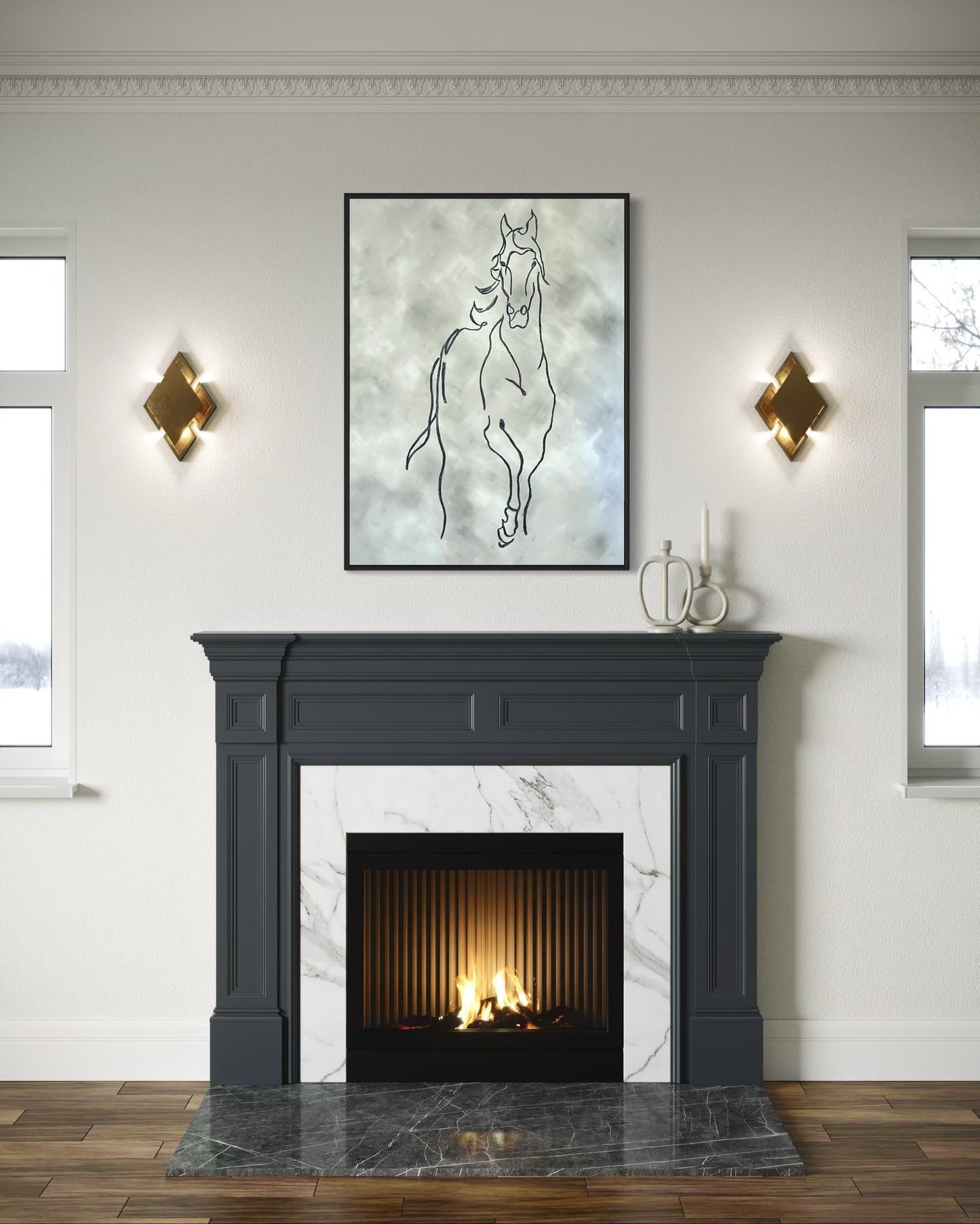 Horse No. 002 | 40" x 30"