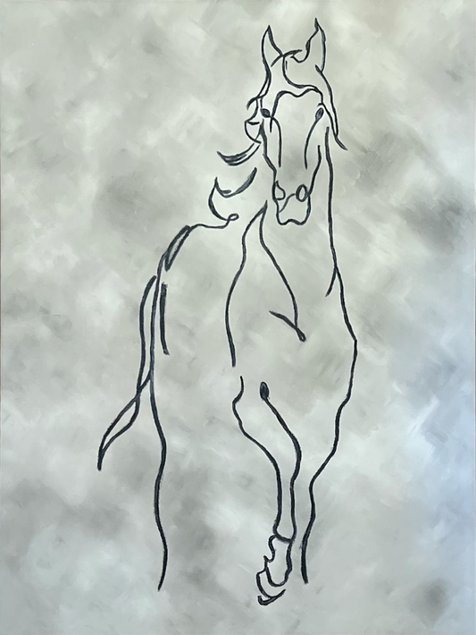 Horse No. 002 | 40" x 30"