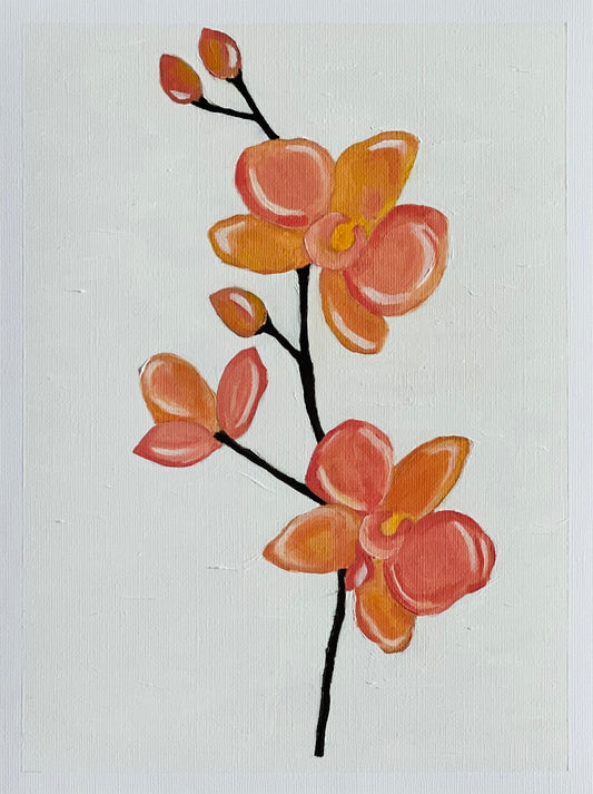 Pink Orchid | 9" x 12"