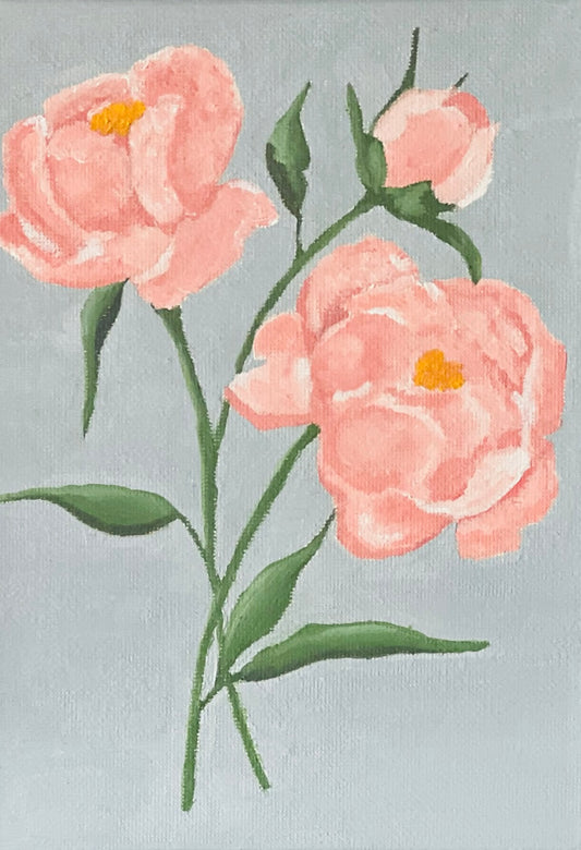 Peonies | 5" x 7"
